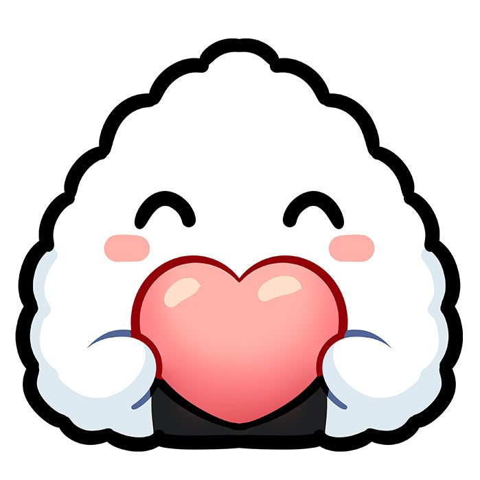 Onigiri: Love Vinyl  Transfer Sticker/Decal