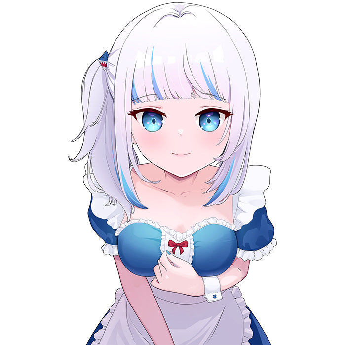 Gura: Maid Vinyl Transfer Sticker/Decal